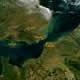 Imagen de sat�lite de canal de la mancha