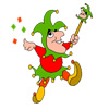 Buf�n bailando