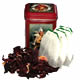 Bote de t� junto a bolsas de t�