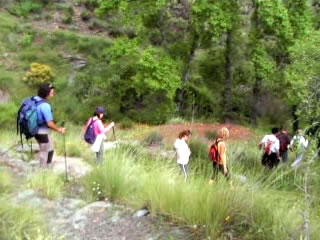 Personas de excursi�n