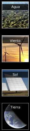 Columna de enlaces energ�as renovables