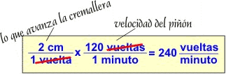 Ejemplo de factor de conversión