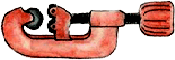Dibujo de un cortatubos